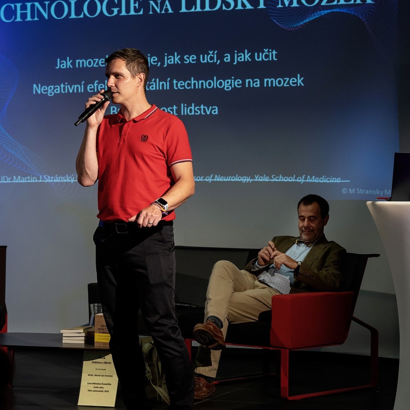 Filip Bartek moderátor přednášek